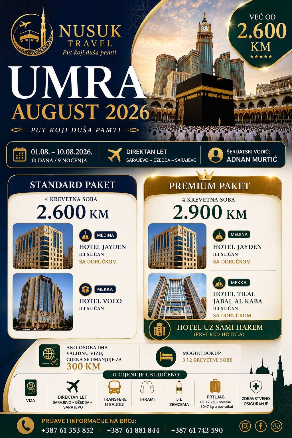 umra BiH August 2026